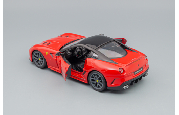 FERRARI 599 Gto (2010) - Con Vetrina - With Showcase, Red Black