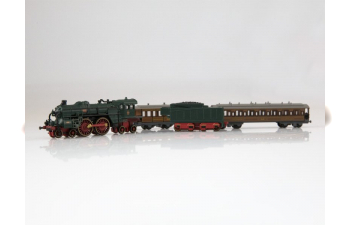 Локомотив Bavarian S2/6 и два вагона "ORIENT-EXPRESS" (Париж-Константинополь) 1906