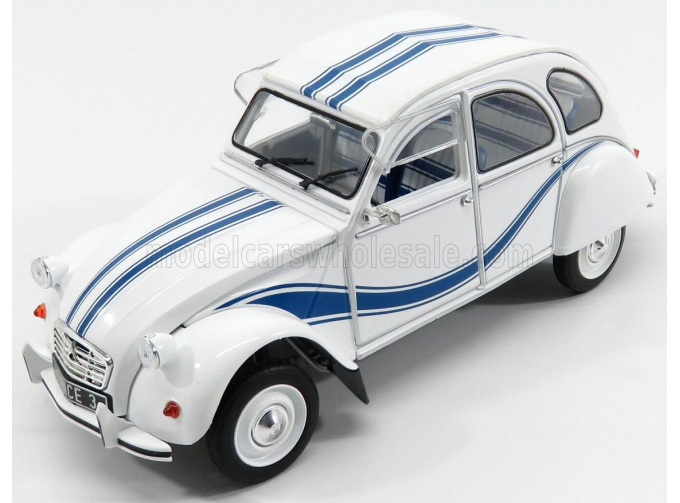 CITROEN 2cv France 3 (1983), White Blue