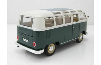 Volkswagen Bus Lowrider 1962 зеленый с белым