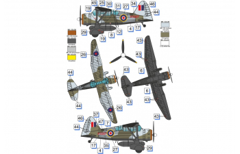 Сборная модель многоцелевой вспомогательный самолет Lysander Mk.III (SD)