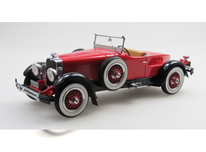 STUTZ Blackhawk roadster top down (1928), red/black