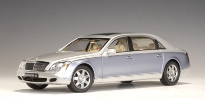 MAYBACH 62 LWB, Nayarit Silver Cote Dazur Blue Bright