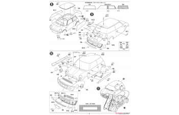 Сборная модель Mini Cooper