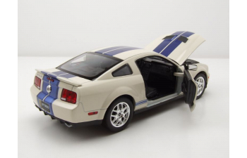 FORD Shelby Mustang GT500 Cobra (2007), white blue