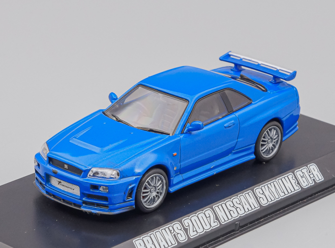 NISSAN Skylline GT-R (R34) "Fast & Furious" из к/ф "Форсаж IV" (2002), blue