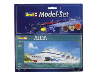 Сборная модель Круизный лайнер Aida (AIDAblu, AIDAsol, AIDAmar, AIDAstella) (подарочный набор)