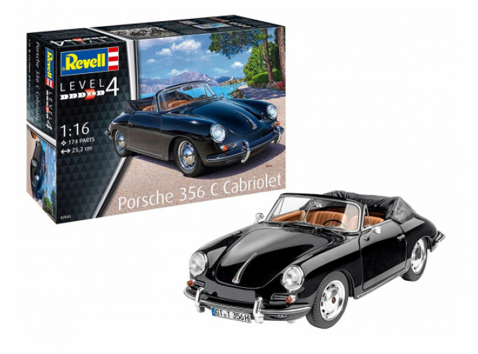 Сборная модель PORSCHE 356 Cabriolet