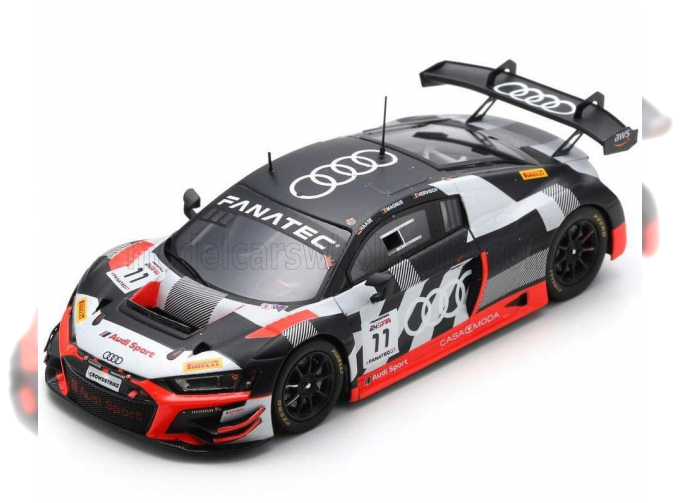 AUDI R8 Lms Gt3 Evo Ii Team Audi Sport Comtoyou №11 8th 24h Spa (2023) C.Haase - G.Magnus - F.Vervisch, Silver Black Red