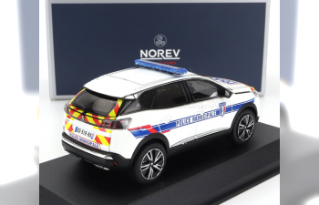 PEUGEOT 3008 Police Municipale (2023), White Blue Red Yellow