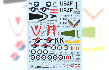 Сборная модель Самолет North American F-51 D KOREAN WAR
