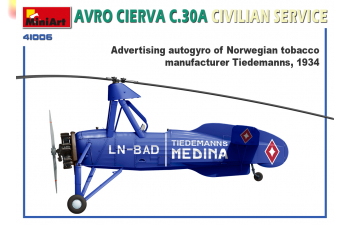 Сборная модель Вертолет AVRO CIERVA C.30A CIVILIAN SERVICE