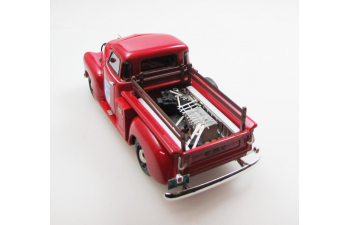 GMC Серии 100 5ти оконный пикап коммунальных служб (1953), красный