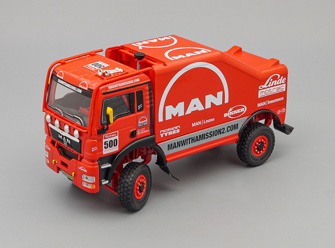 MAN Rally Race Truck Dakar "Linde" (2008) #500, Hans Stacey - Charly Gotlib - Bernard der Kinderen