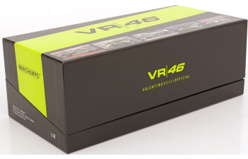 BMW 4-series M4 Gt3 Team Wrt N46 3rd 24h Dubai (2023) Valentino Rossi - Sean Gelael - Max Hesse - Maxime Martin - Timothy Whale, Yellow Black