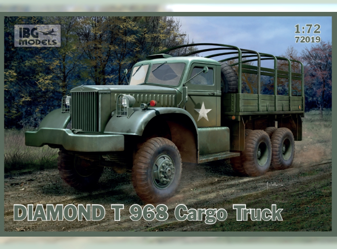 Сборная модель Diamond T 968 Cargo Truck