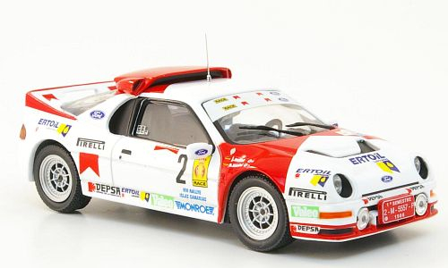 FORD RS 200 2 Rally Islas Canarias (Antonio Zanini - Josep Autet) 1986, white