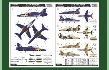 Сборная модель Самолет Hawk T MK.100/102