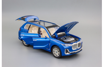 BMW X7, синий