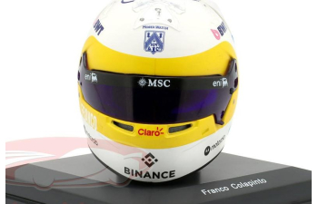 MINI HELMET BWT Alpine F1 Team #43 USA GP Formula 1 Franco Colapinto (2025)