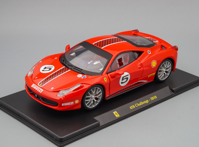 FERRARI 458 Challenge #5 (2010), red