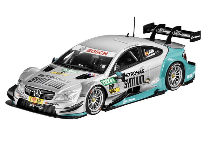 MERCEDES-BENZ AMG C-Coupe Daniel Juncadella Pertronas DTM (2014), silver / green