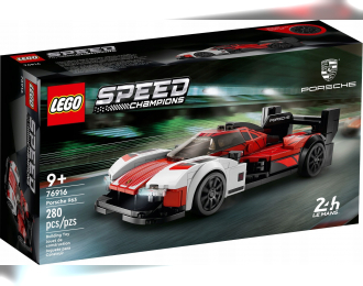 PORSCHE Lego Speed Champion - 963 24h Le Mans 2023 - 280 Pezzi - 280 Pieces, White Red Black