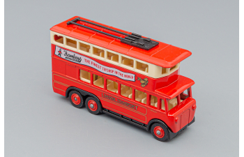 London Trolleybus, red