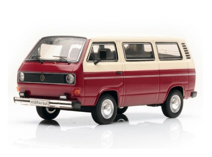 VOLKSWAGEN T3 Bus L, red / white