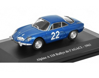 RENAULT ALPINE Berlinette 110 Rallye AGACI (1963), серия Alpine and Renault Sportives 55, синий