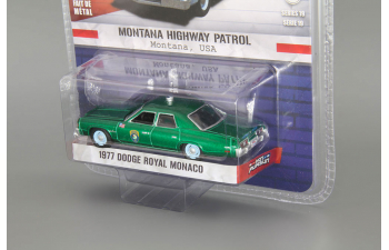 DODGE Royal Monaco "Montana Police Highway Patrol" (1977), green (Greenlight!)