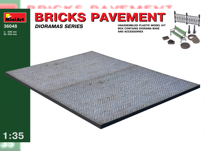 Наборы для диорам BRICKS PAVEMENT