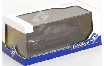 NISSAN Skyline GT-R (BNR34) with Nismo Parts (1996), purple-metallic
