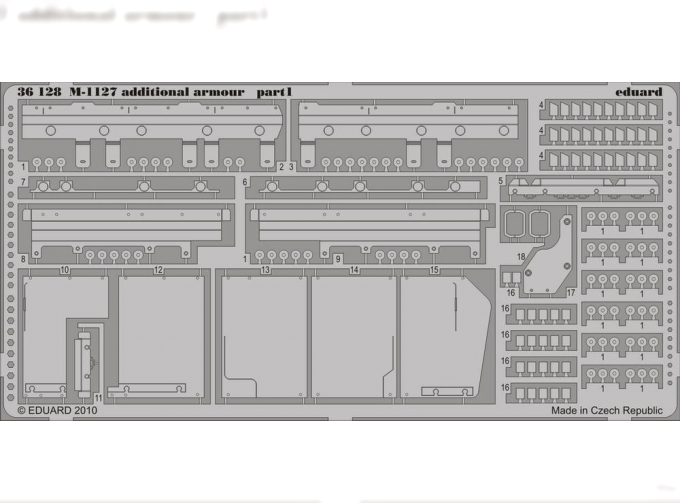 Фототравление для M-1127 additional armour