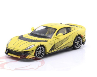 FERRARI 812 Competizione (2021), yellow/black
