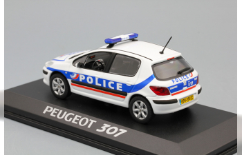 PEUGEOT 307 Police Nationale, white / blue