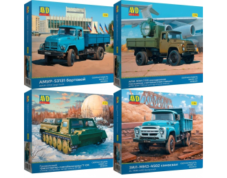 Набор от AVD Models - 4 сборные модели в 1/35 (AVD35)