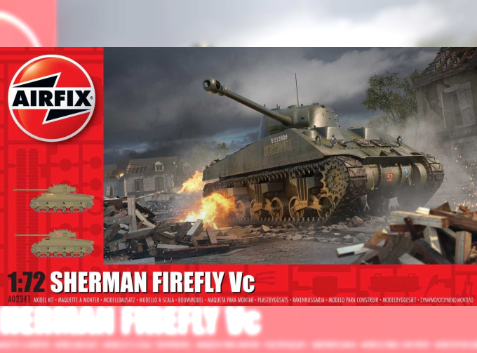 Сборная модель танка Sherman Firefly