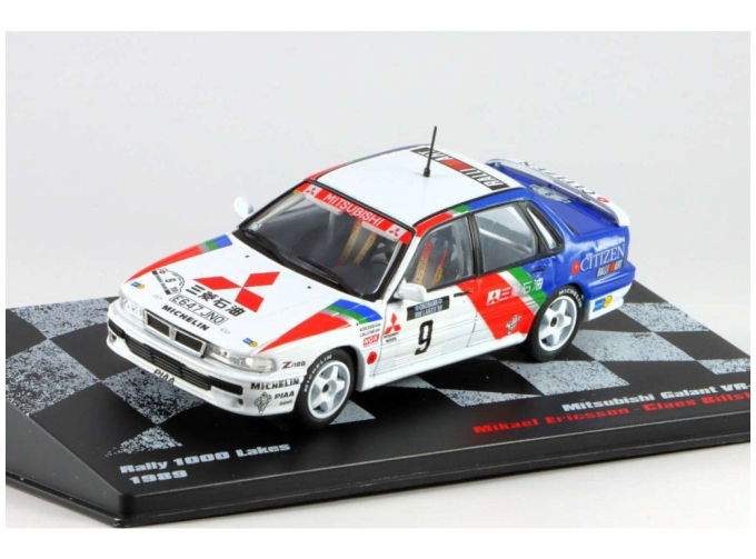 Mitsubishi Galant VR-4 #9 Rallye Tisice Jezer M.Ericsson/C.Billstam 1989