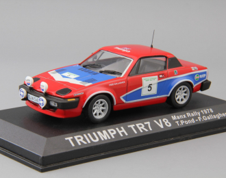 TRIUMPH TR7 V8 Manx Rally 1978 T. Pont - F. Gallagher #5, red / bue