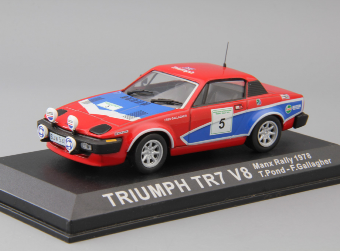 TRIUMPH TR7 V8 Manx Rally 1978 T. Pont - F. Gallagher #5, red / bue