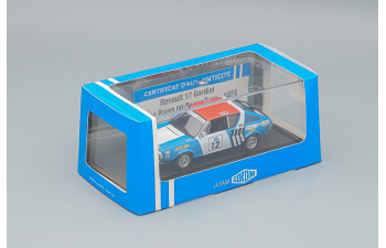 RENAULT 17 Gordini #12 Rally Regardless 1974, blue / red