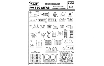 Набор дополнений Fw 190 A5/A7 - engine conversion set for TAM