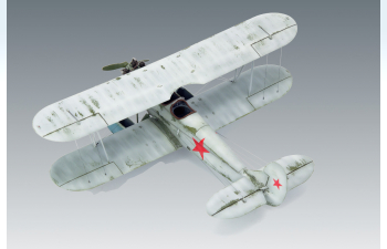 Сборная модель Советский санитарный самолет По-2 с санитарными кассетами