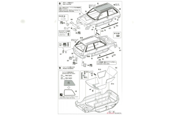 Сборная модель Toyota Starlet EP71 Si-Limited (3 Door) Middle Version (1986)