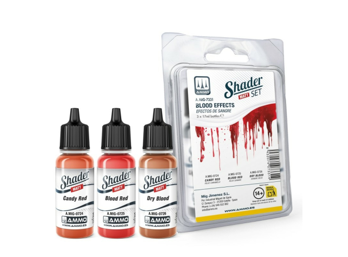 Набор матовых шейдеров - эффекты крови / Matt SHADER Set Blood Effects