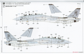 Сборная модель US Navy F-14B VF-101 "Grim Reapers"