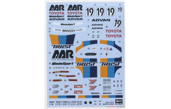 Сборная модель Trust Corolla Levin AE101