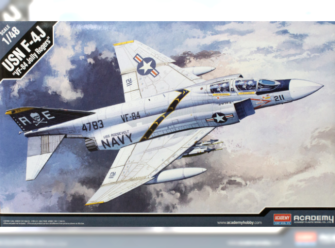 Сборная модель Самолет F-4J "VF-84 Jolly Rogers"