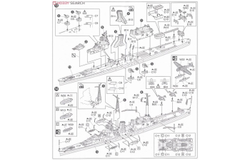 Сборная модель I.J.N. Light Cruiser Oyodo 1944
